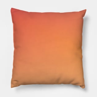 orange pink gradient Pillow