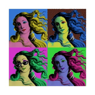 Pop Art The Birth of Venus by Sandro Botticelli T-Shirt