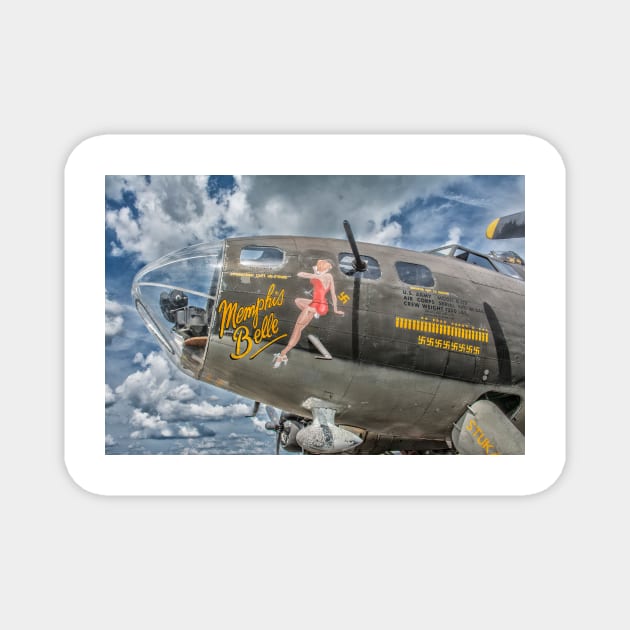 Memphis Belle Magnet by joesaladino