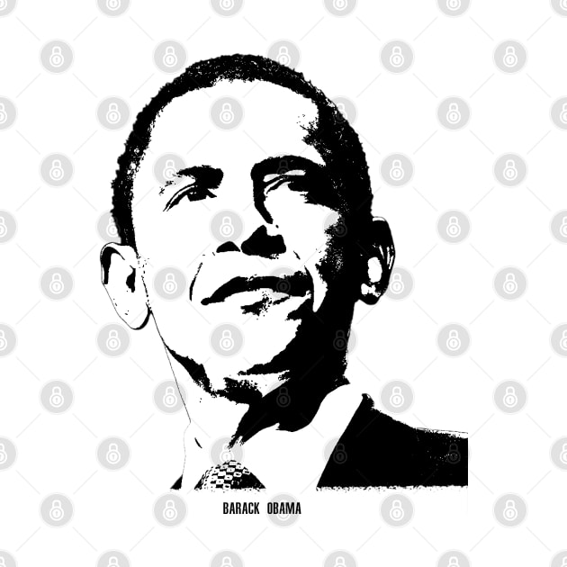 Barack Obama Portrait Pop Art by phatvo