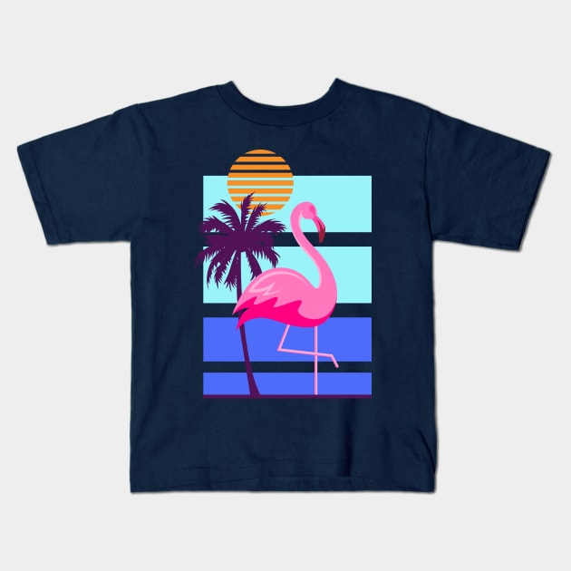 Vintage 80s Clothing Flamingo Souvenir Miami Beach Florida Shirt