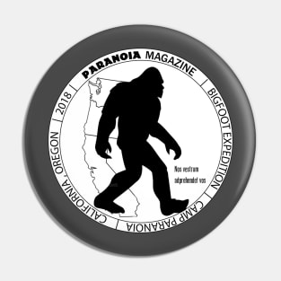 Camp Paranoia - Bigfoot Expedition 2018 Pin