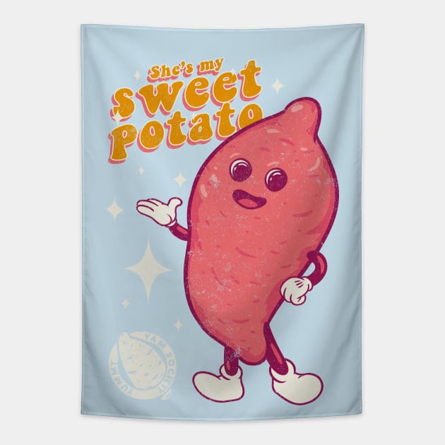 She's my Sweet Potato Tapestry by anycolordesigns