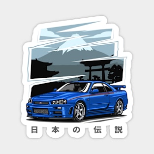 GT-R Special Tuning Edition (Bayside Blue) Magnet