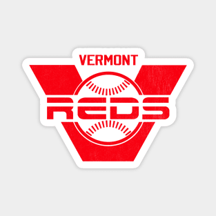 Defunct Vermont Reds Baseball 1984 Magnet