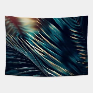 Palm tree laves pattern Tapestry