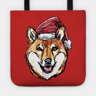 Christmas Shiba Inu - Cute Japanese Dog - Tan Shiba Inu Christmas Theme Tote