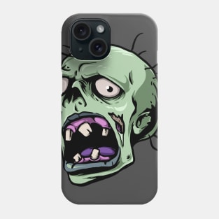 basic zombie's head Phone Case