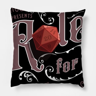 Role For It- Red Dice Pillow