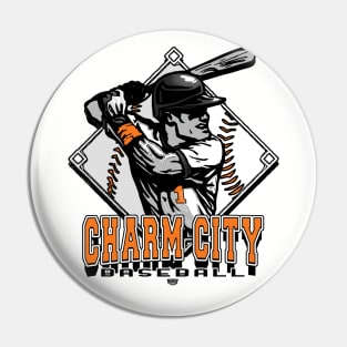 Charm City Baseball Forever Diamond Pin