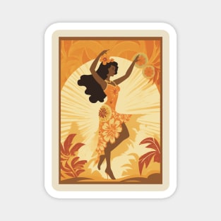 Hula Dancer Magnet