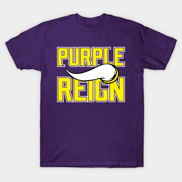 Viking Purple Reign Logo - Minnesota Vikings - T-Shirt | TeePublic