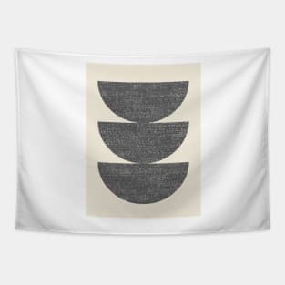 Half Circle 3 - Gray Tapestry