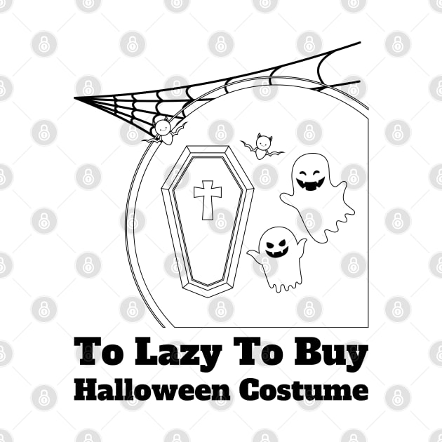 To Lazy To Buy Halloween Costume by HobbyAndArt