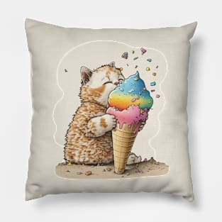 Cute Kitten Pillow