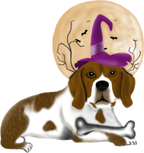 Halloween Dog Magnet