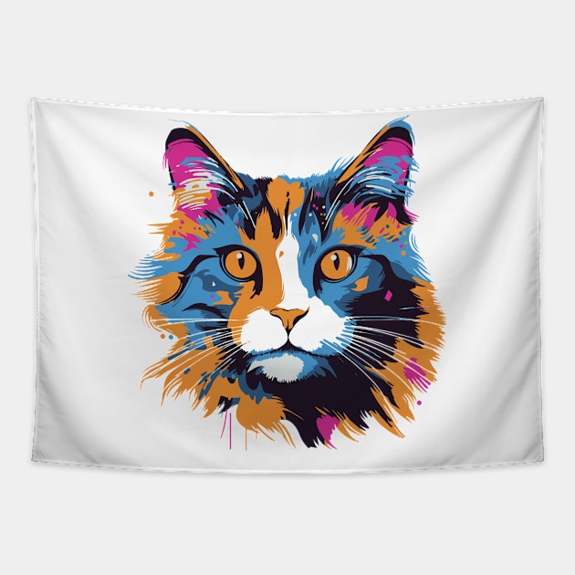 Cat lovers Tapestry by Hoperative