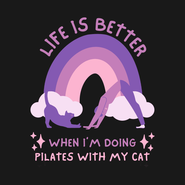 Life is better when I'm doing pilates with my cat by PoeticTheory