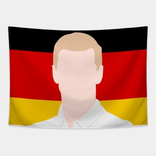 Mick Schumacher Face Art - Flag Edition Tapestry