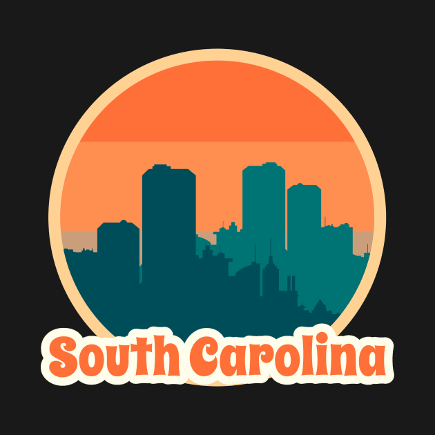 Vintage South Carolina by victoria@teepublic.com