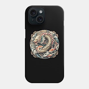 Dragon Fish Tattoo style. Phone Case