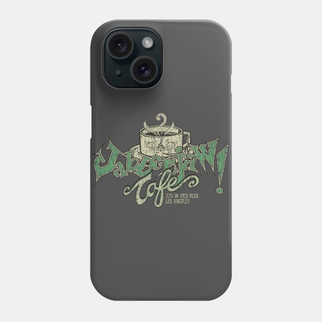 Jabberjaw Cafe Los Angeles 1989 Phone Case by JCD666