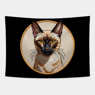 Tonkinese Cat Embroidered Patch Tapestry