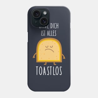 Toast is bleak Phone Case