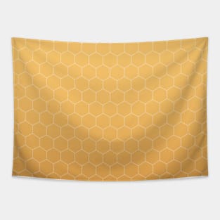 Golden honeycomb Tapestry