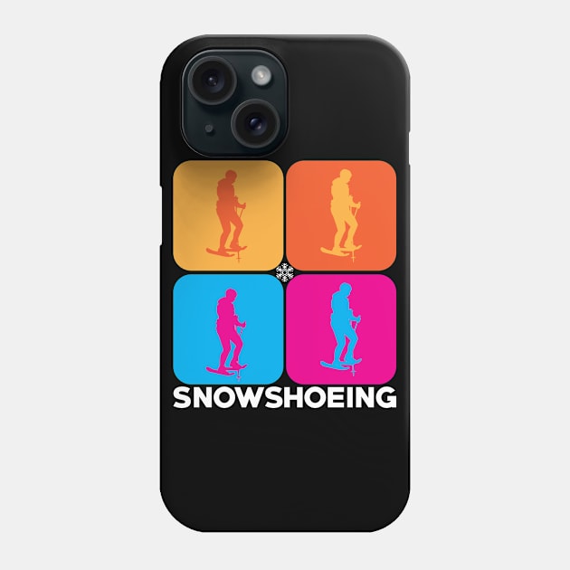 Snowshoe Hiking Phone Case by maxcode