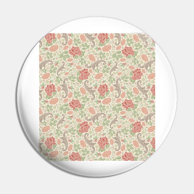 Red roses with green leaves on beige background Pin by PinataFoundry