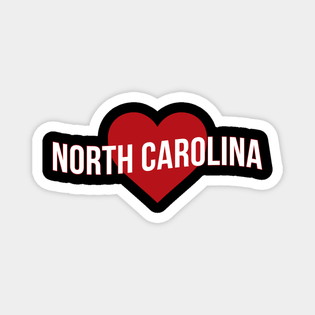 North Carolina Love Magnet by Novel_Designs