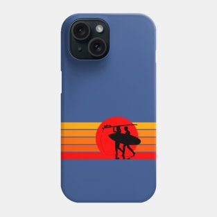 Surfers in the Morning Phone Case