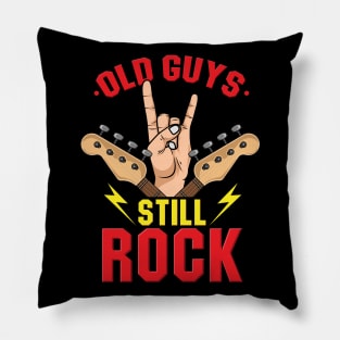 Old Guys still Rock! Pillow