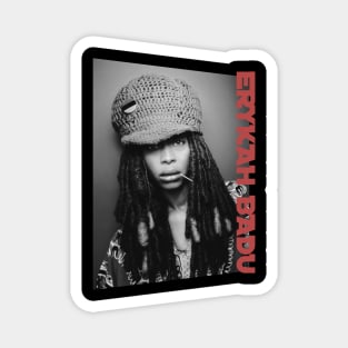 erykahbadu classic monochrome Magnet