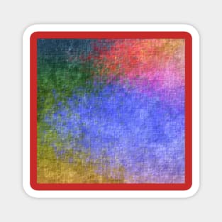 SIMPLE COLORFUL MODERN TRENDY ABSTRACT PATTERN Magnet