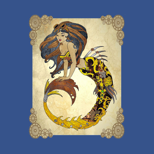 Discover Steampunk Mermaid - Mechanical - T-Shirt