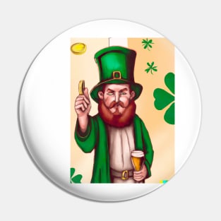 St Patrick Painting Pin