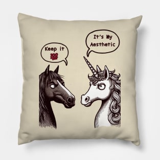 Keep It 100 Unicorn Pillow