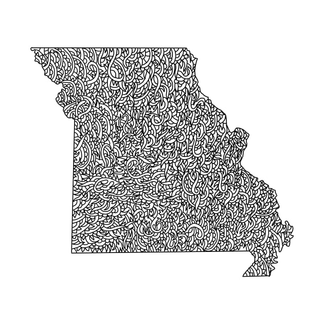 Missouri Map Design by Naoswestvillage