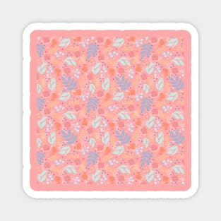 Floral garden pattern Magnet