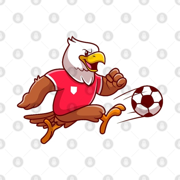 Eagle playing football by Right-Fit27