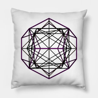 gmtrx lawal v6 geometron's nested platonic solids Pillow