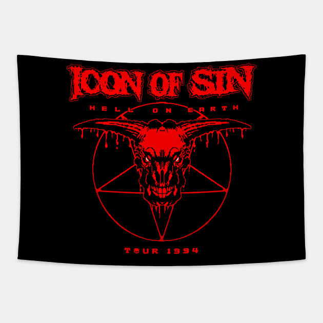 Icon of Sin - Tour 1994 Tapestry by demonigote