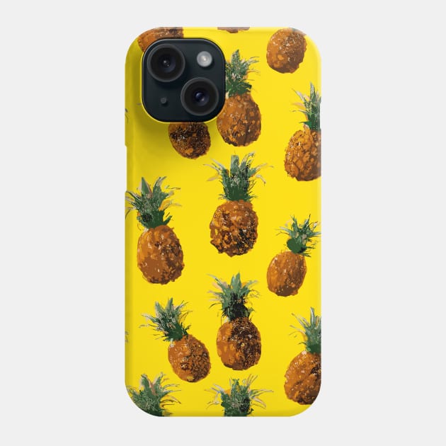 Pineapple Pattern Phone Case by maxcode