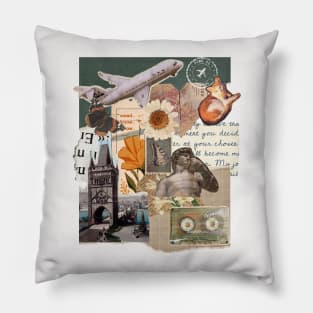 Vintage Scrapbook Pillow