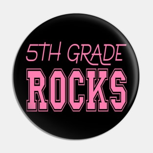 5th Grade Rocks Pin