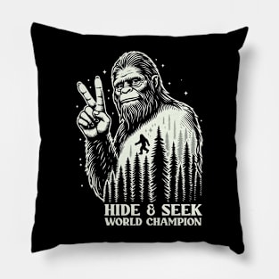 Bigfoot Hide & Seek World Champion Pillow