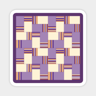 Purple Rainbow Tiles Magnet