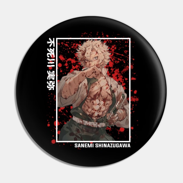 Sanemi Shinazugawa - Demon Slayer Pin by Otaku Emporium